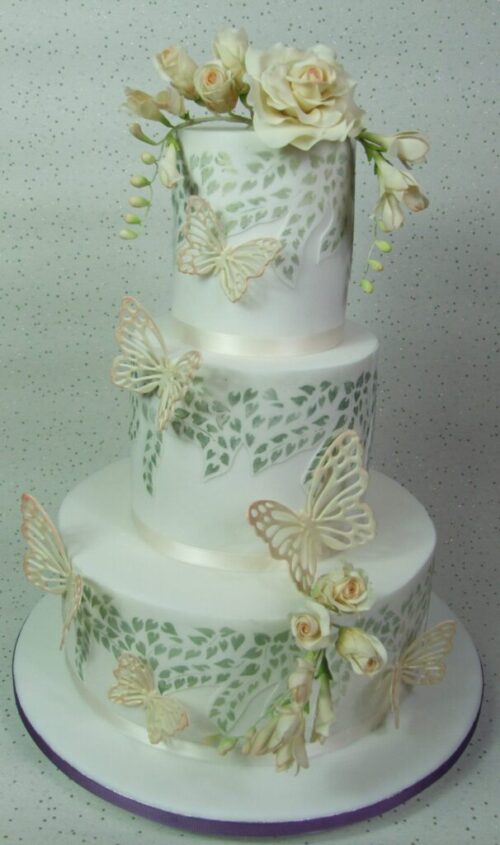 Butterfly cake design
