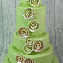 Mackintosh rose cake