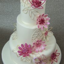 Naked flower cake design