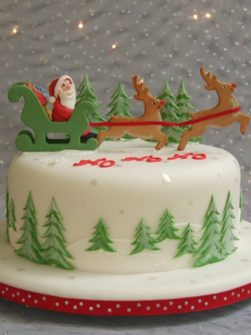 Santa Christmas Trees