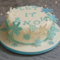 Snowflake cake