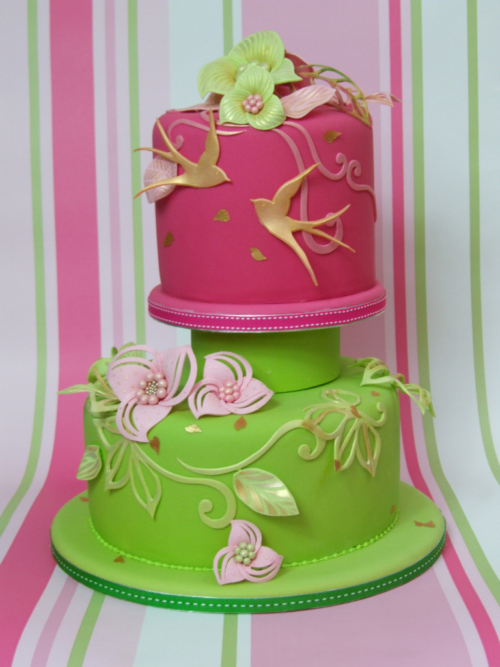 Swallow cake design