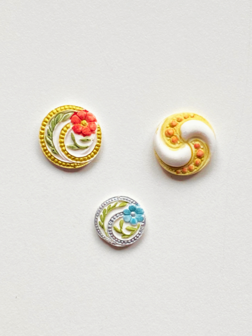 FloralButton Painted
