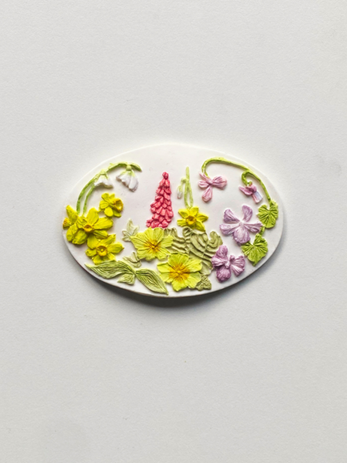 Spring Ovel Large Painted