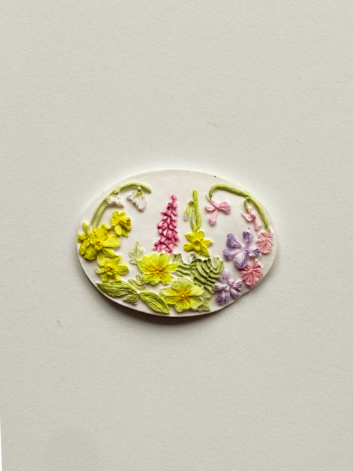 SpringOvalSmall Painted